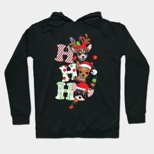 Ho Ho Ho Chihuahua Hoodie